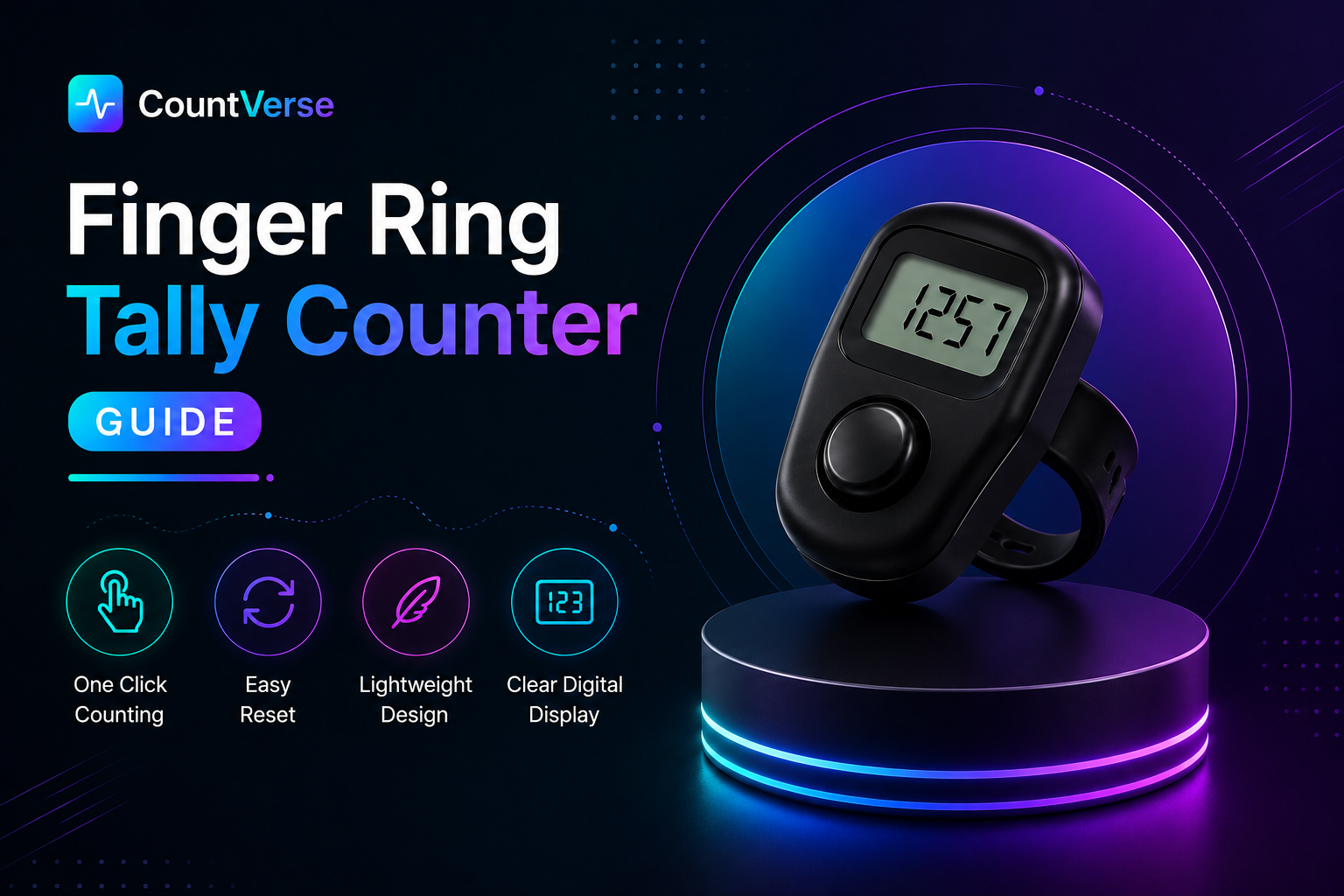 Finger Ring Tally Counter Guide