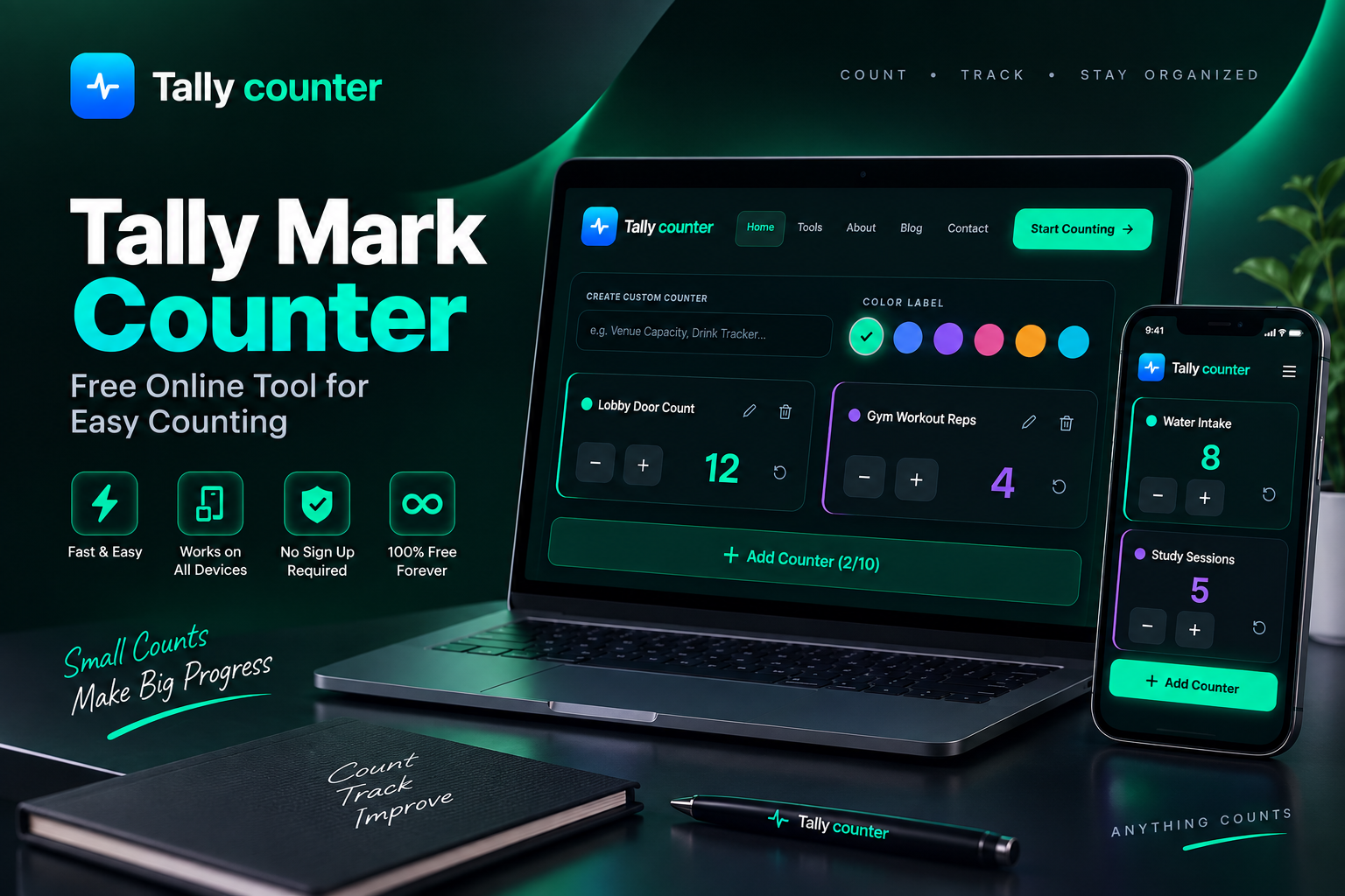 Tally Mark Counter – Free Online Tool for Easy Counting